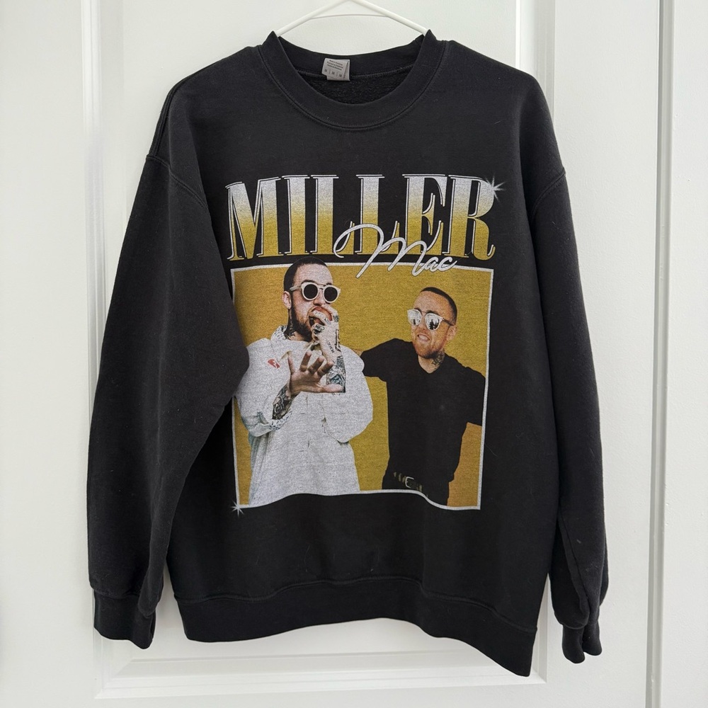 Black Mac Miller Sweatshirt size medium